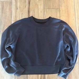 Women’s brushed black soft streme luluemon sweater